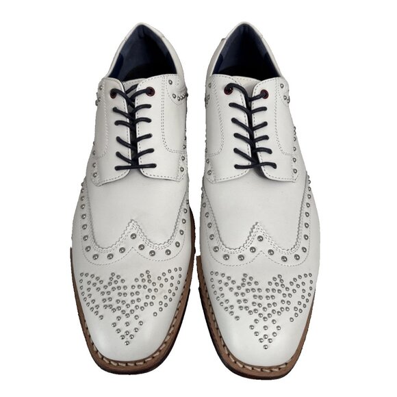 Robert Graham Golf Shoes Sport Sz 10.5 M Limited Edition‎ Leather Oxford Studded main image 10